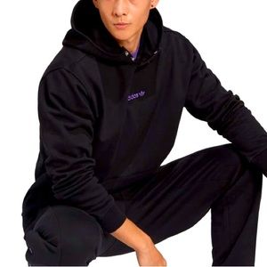 ADIDAS [S] ADIBREAK FUTURE HOODIE; BLACK